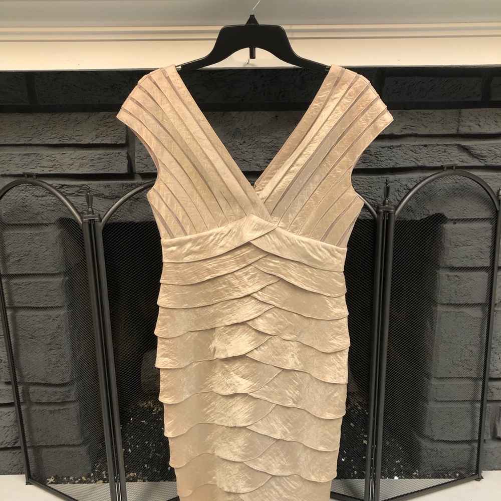 Cache Formal Gold Dress